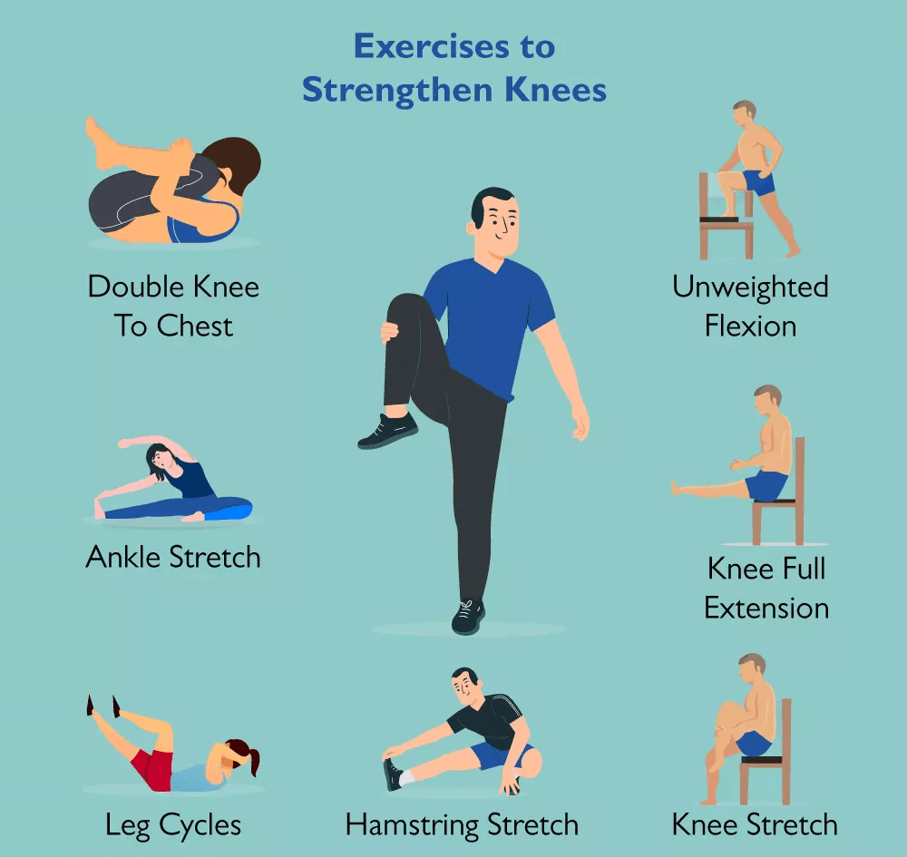 Physiotherapist guiding a patient through knee strengthening exercises